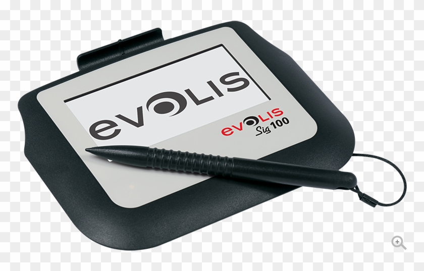 Compact Lcd Signature Pad - Evolis Signature Pad Sig100 Clipart