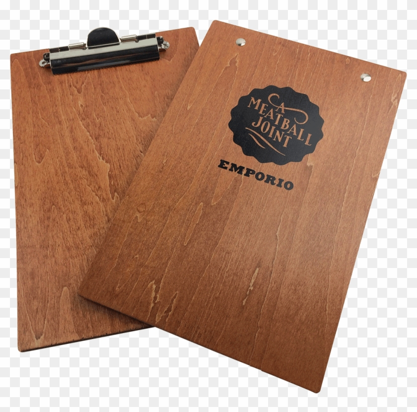 Wood Clipboards W/ Silkscreen Logo - Plywood - Png Download #370953