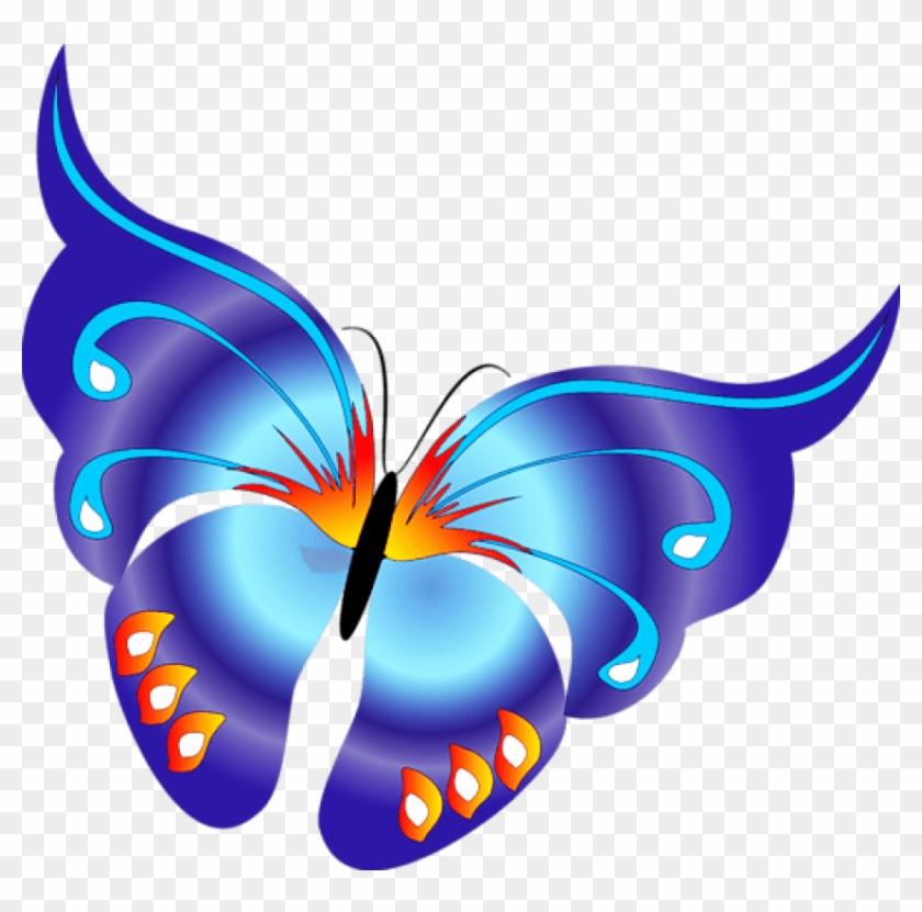 Free Png Download Cartoon Blue Butterfly Clipart Png Cartoon Butterfly Png Transparent Png 375689 Pikpng