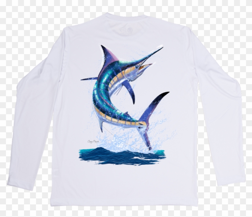 Dry Fit Shirt With Marlin - Swordfish Clipart (#3700814) - PikPng