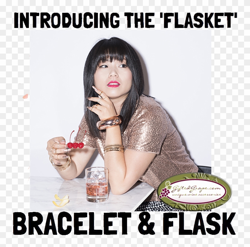 Bracelet Flask Wine Flask Available At Giftedgrape Clipart