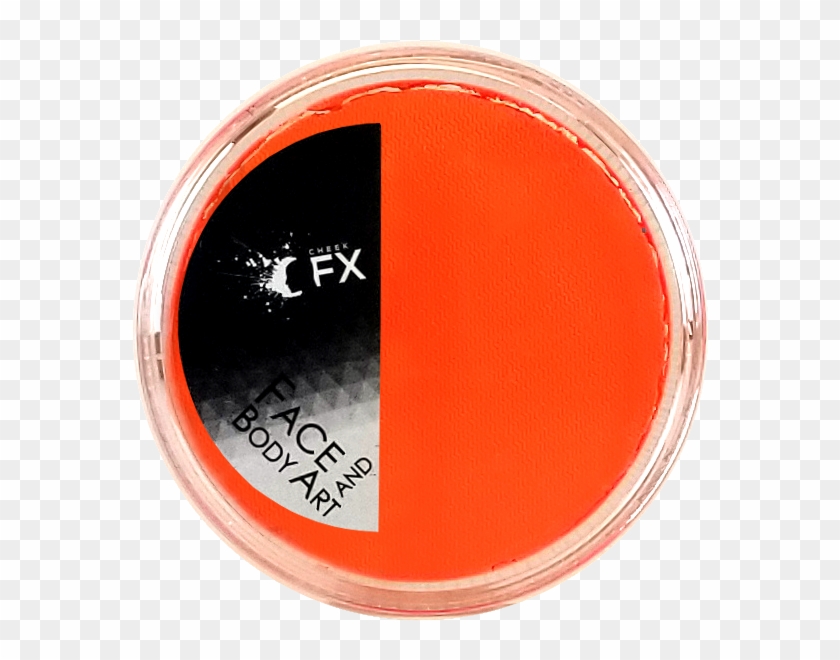 Cheek Fx Neon Orange Face Paint - Circle Clipart