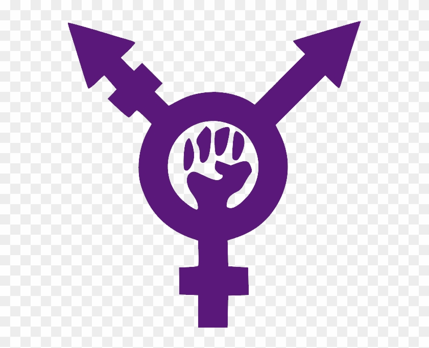 Transfeminism Symbol Purple - Intersectional Feminism Symbol Clipart