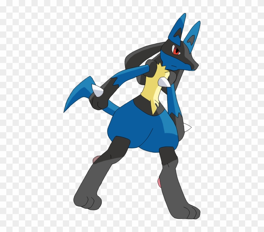 Riolu Lucario Mega Lucario - Cartoon Clipart