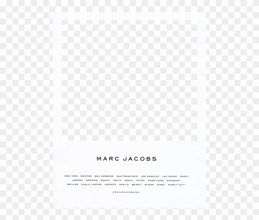 Transparent Marc Jacobs Logo Clipart