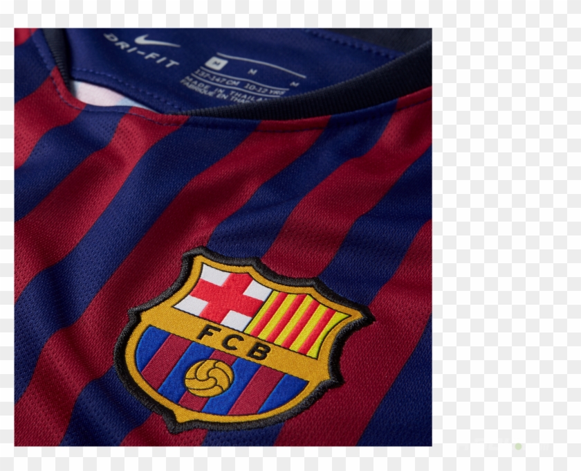 T Shirt Nike Fc Barcelona 2018 19 Breathe Stadium Home Fc Barcelona Clipart 3852857 Pikpng - roblox barcelona shirt free