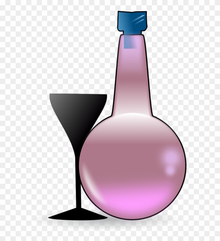 Bottle Of Absinth - Glass Bottle Clipart #3872473