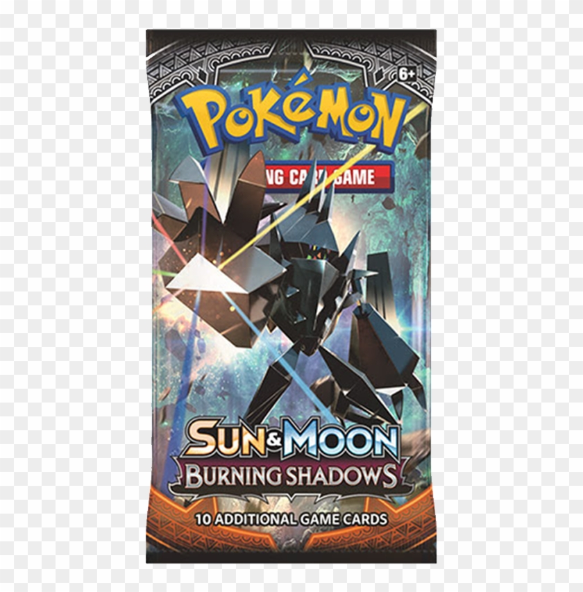 Pokemon Tcg Sun Moon Burning Shadows Booster Packs Sun And Moon Burning Shadows Clipart Pikpng