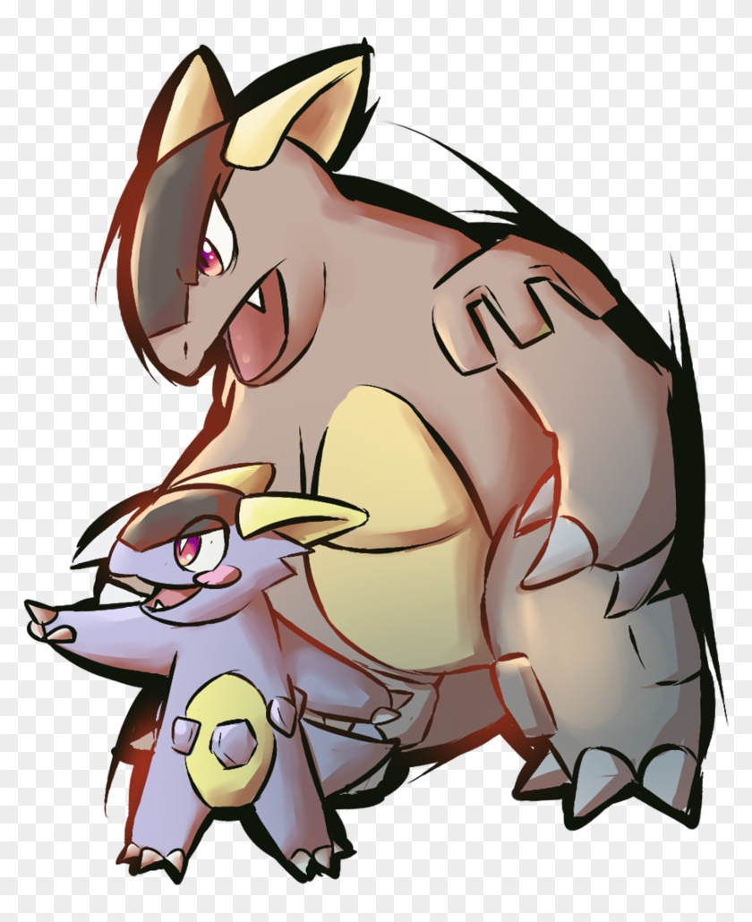 550kib, 815x980, Memeskhan - Mega Kangaskhan Fan Art Clipart