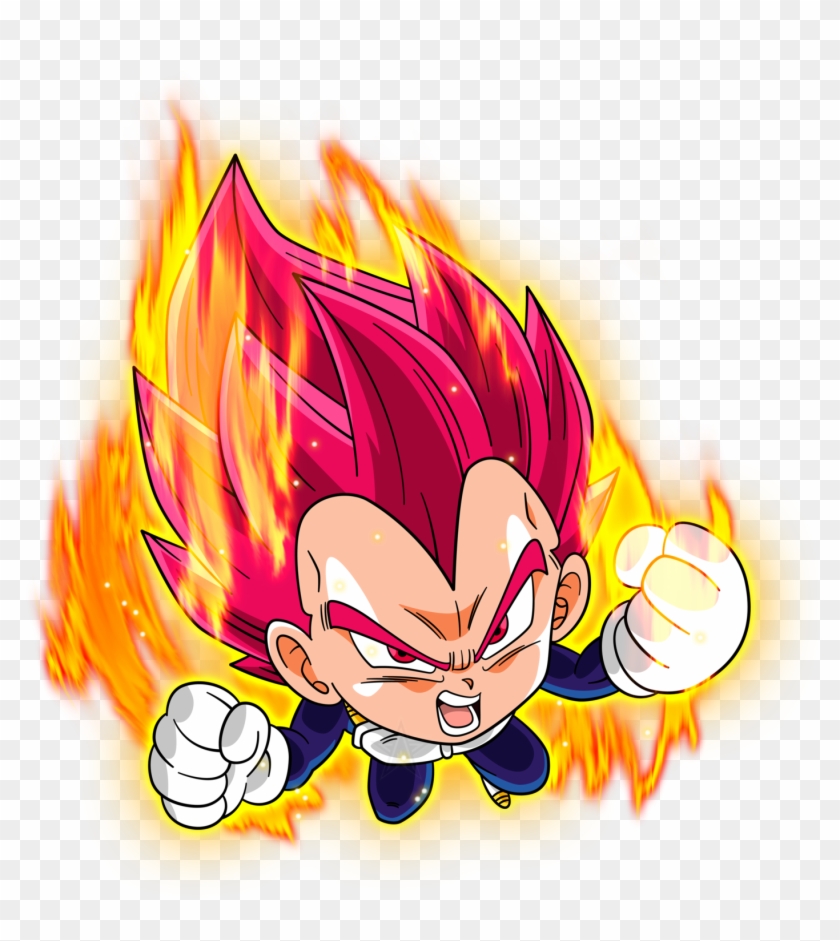 Transparent Flame Super Saiyan Chibis Dragon Ball Super Png Image | The ...