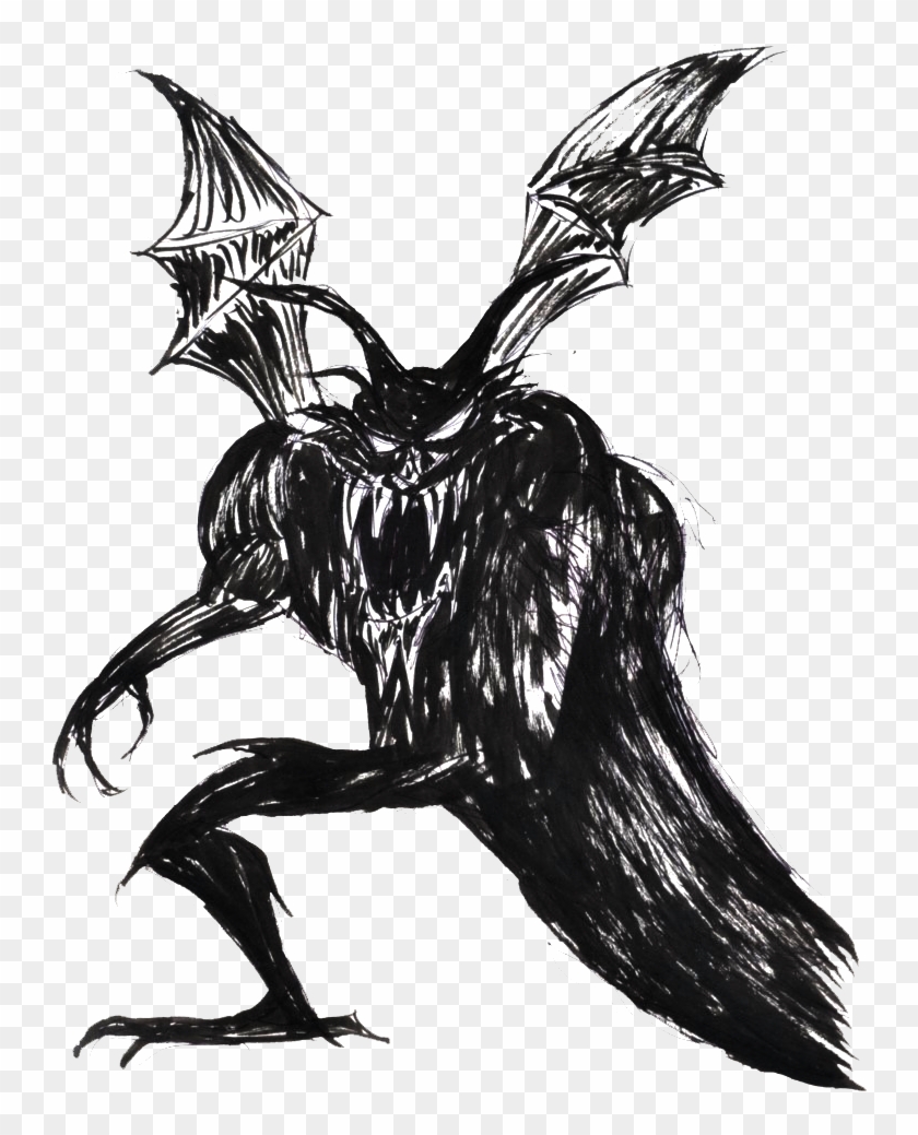 Shadow Demon01 Jimr - Sketch Clipart (#3983684) - PikPng