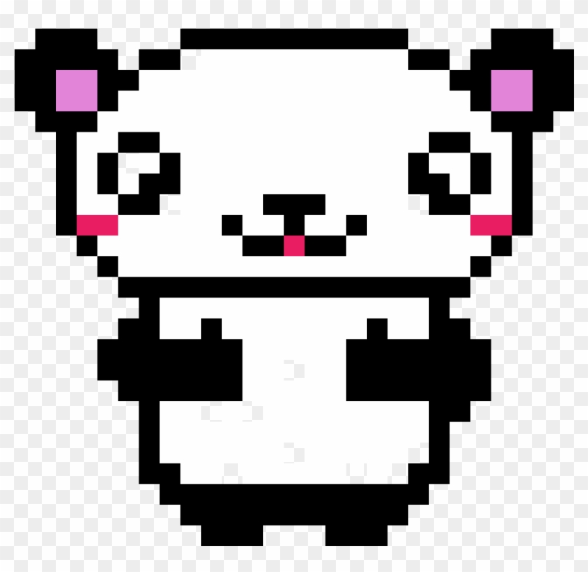 Pixel Art Kawaii Panda