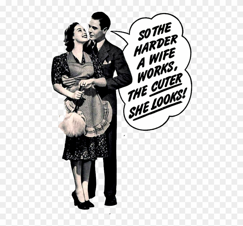 1950s Sexist Ads Clipart