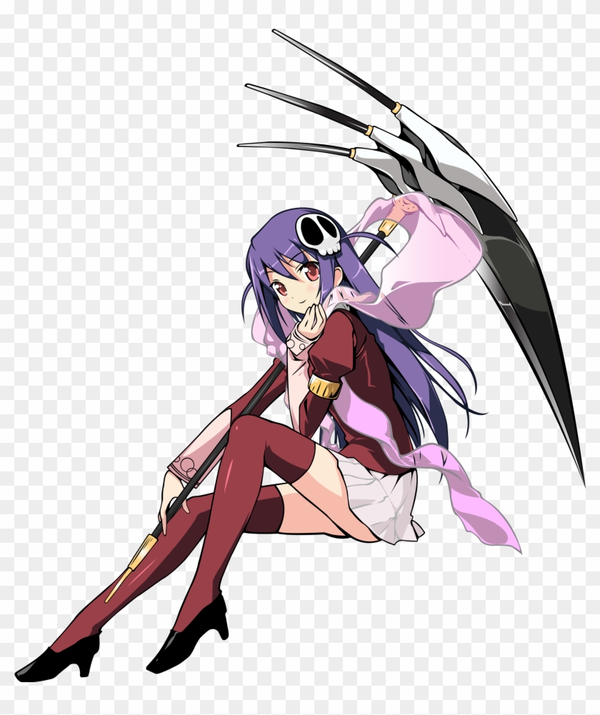 Download Png Anime Girl Holding A Scythe Transparent Png - anime girl with fan weapons roblox anime girl decal free