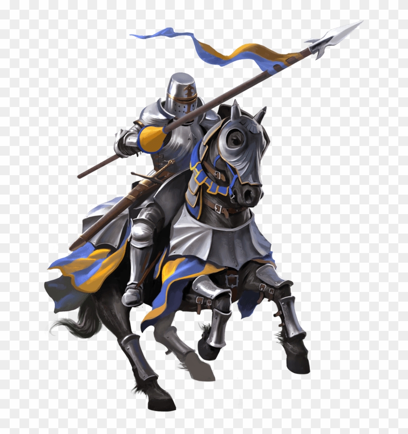 Lancer Horseman - Lancer Knight Clipart (#4031620) - PikPng