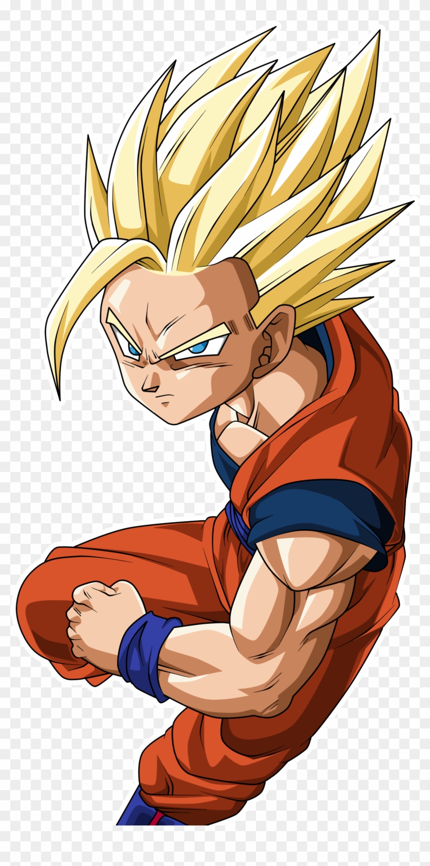 Goku Clipart Super Saiyan2 Ssj Gohan Png Download 414088 Pikpng