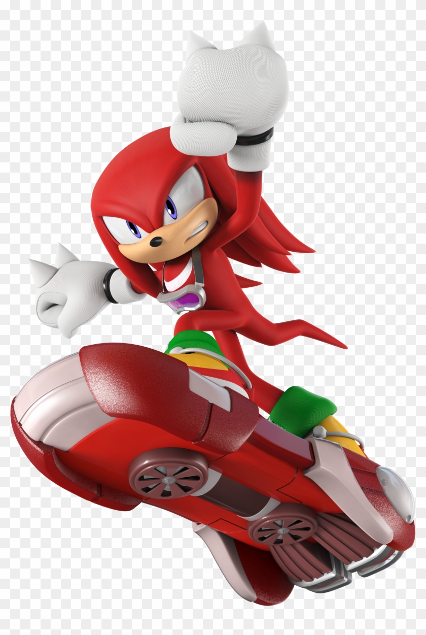 Knuckles Free Riders - Sonic Free Riders Knuckles Clipart