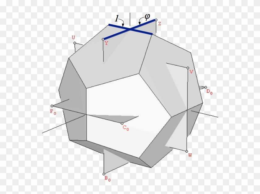 Dodecahedron And Icosahedron At The Same Scale - Golden Rectangle Dodecahedron Clipart