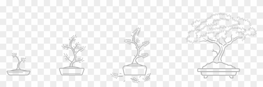 Evolution Of The Design Is Inevitable, And Allows Us - Bonsai Clipart ...