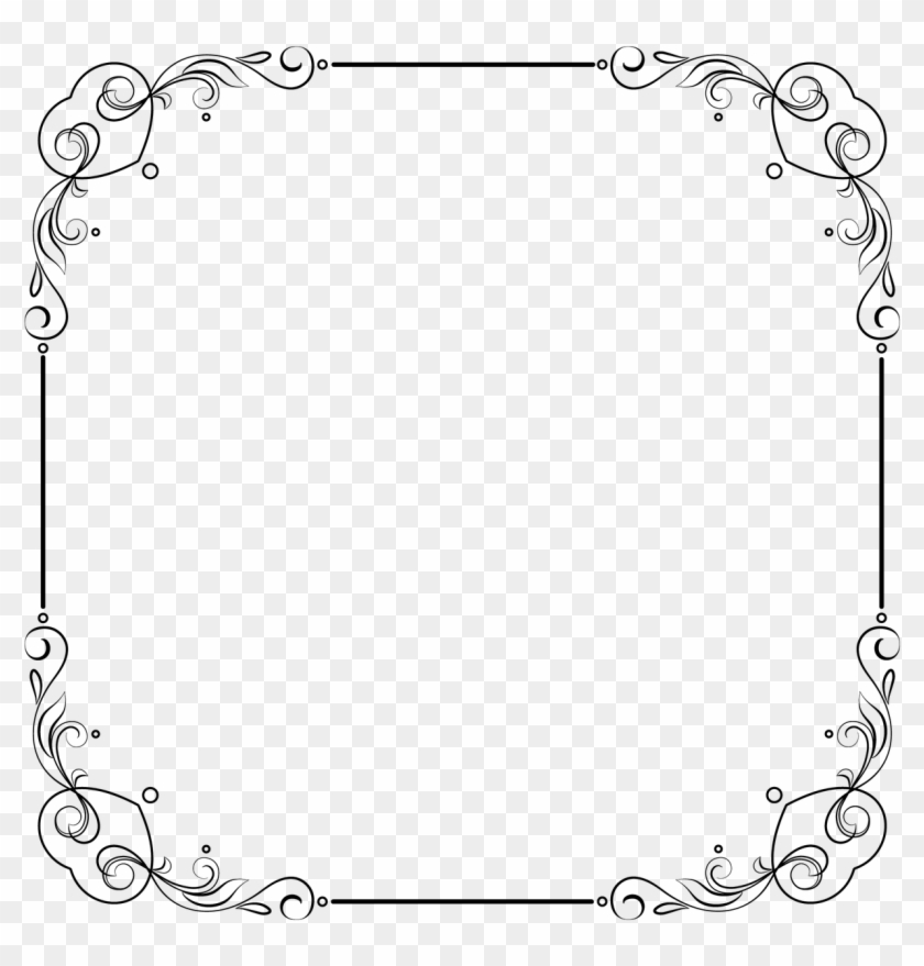 Download Frame Border Element Classic Png Image - White Frame ...