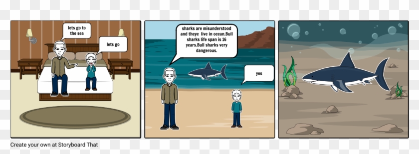 Emre Bull Shark - Cartoon Clipart