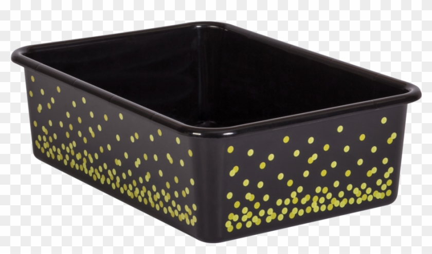 Lime Polka Dots Small Storage Bin - TCR20818, Teacher Created Resources