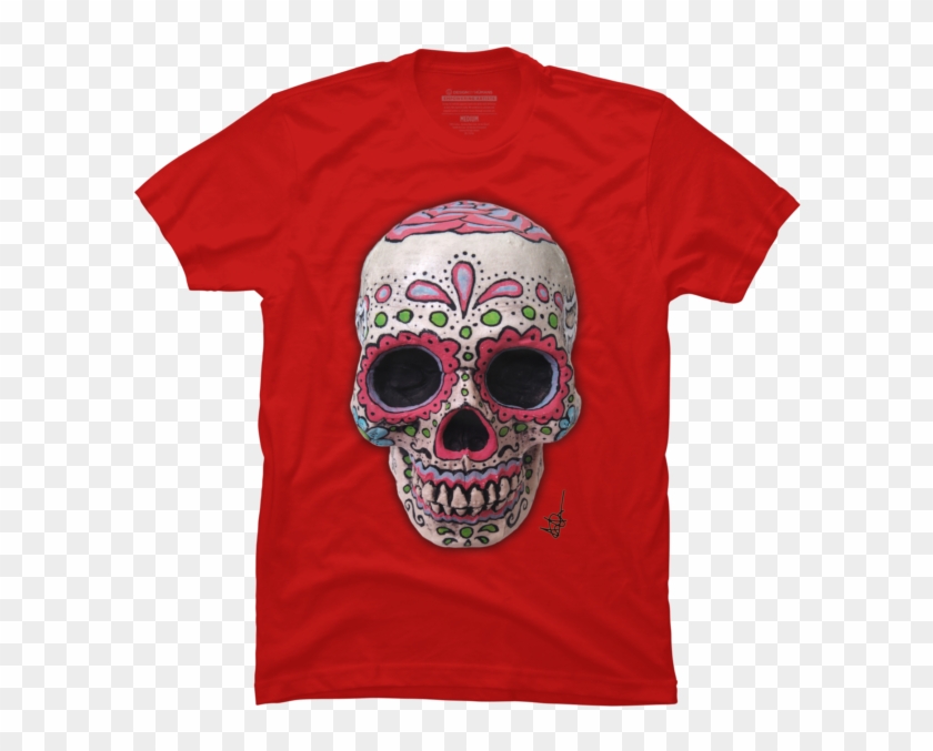 Real Sugar Skull - Avengers Symbols T Shirt Clipart #4233204