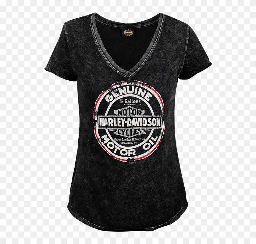 Download Camiseta Harley-davidson Genuine Round - Active Shirt Clipart ...