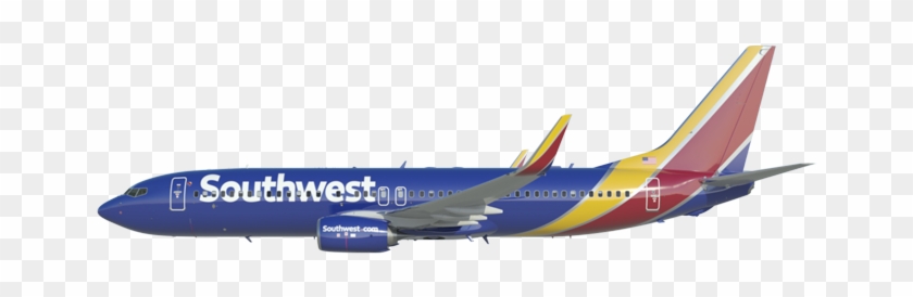 Download Southwest Airlines - Boeing 737 Max 10 Side Clipart Png ...