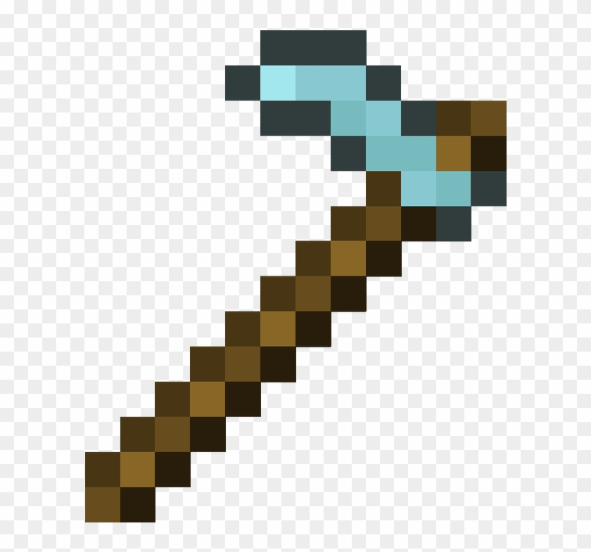 Picture - Minecraft Iron Hoe Clipart