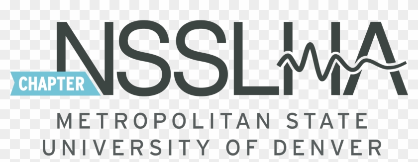 Metropolitan State University Of Denver - Nsslha Chapter Logo Clipart #4309477