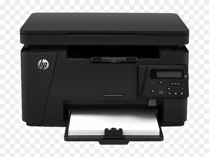 Hp Printer Png , Png Download - Hp Laserjet Mfp M126nw Clipart