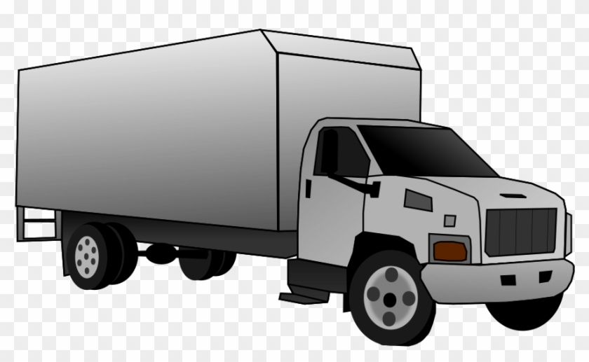 Grey Truck Trailer Truck Clipart Pikpng