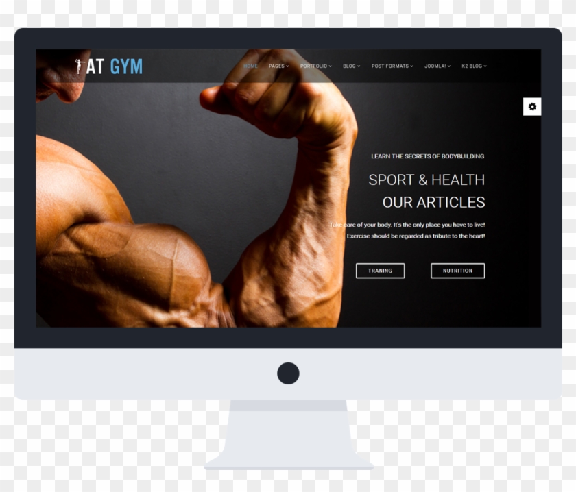 Gym Joomla Template Preview Bodybuilding Clipart 4471340 Pikpng - roblox transparent t shirt template berab dglev co shirt template