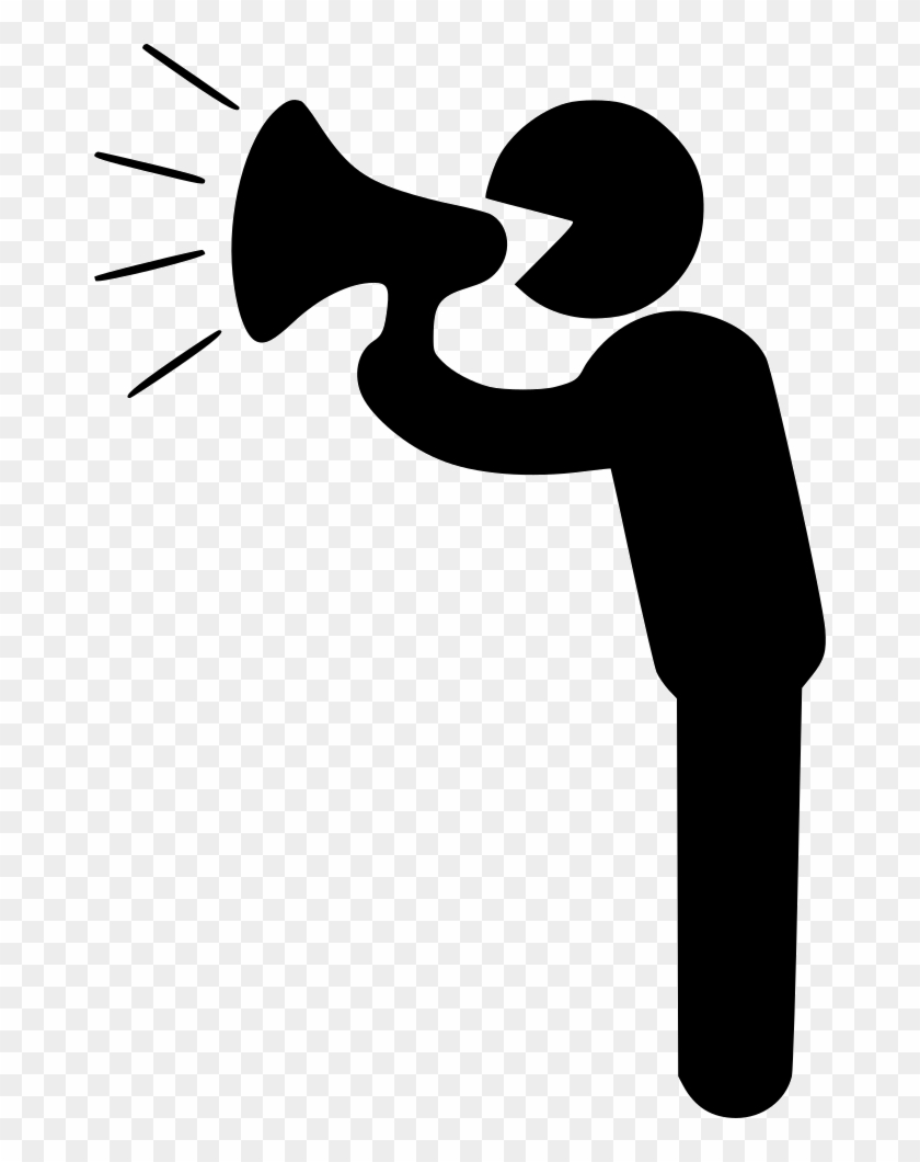 Download Png File Svg - Person With Megaphone Icon Clipart Png Download ...