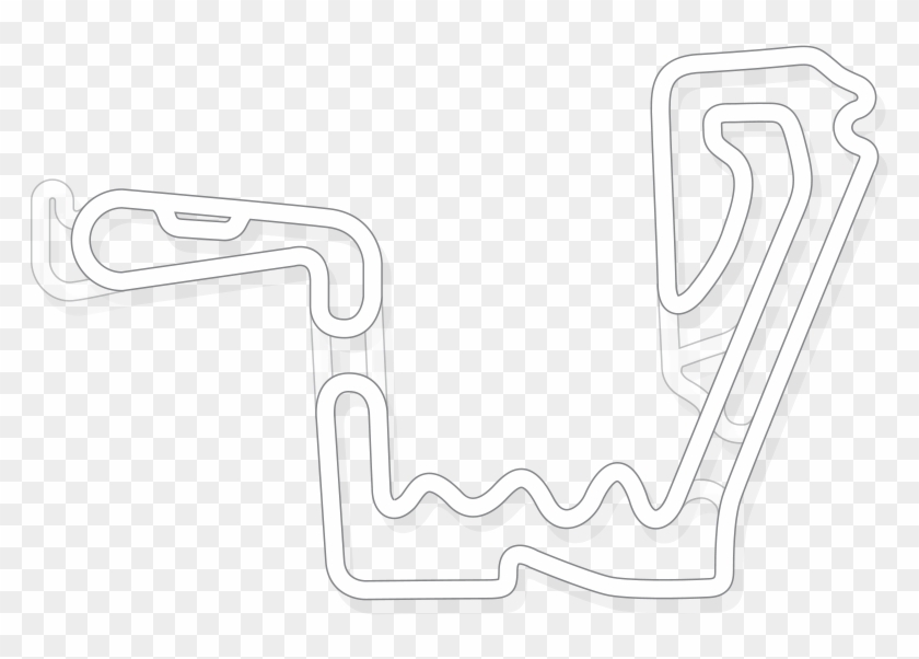 Karting Circuit Vector - Fernando Alonso Karting Track Clipart #4522504