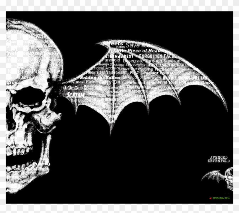 Deathbat Wallpaper - Avenged Sevenfold Album Art Clipart