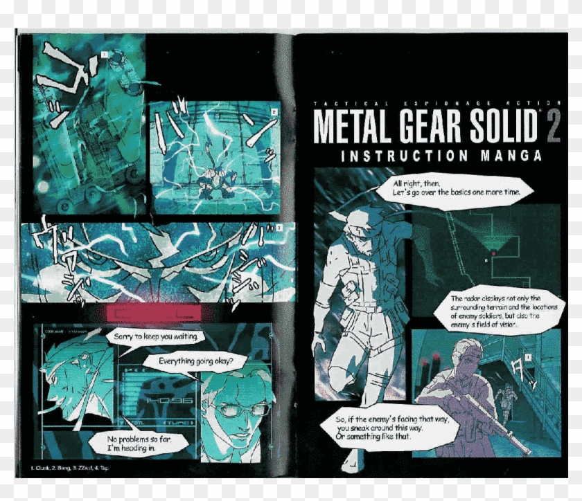 Download - Metal Gear Solid 2 Manual Clipart #4545724