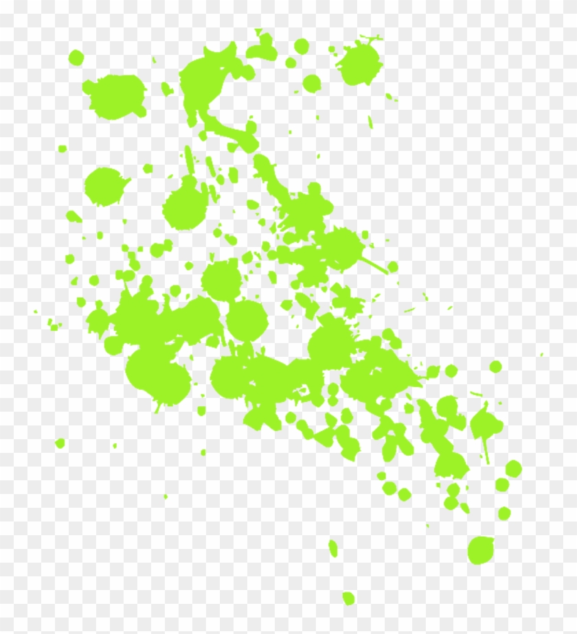 New Splatters Effect Green Blood Png Clipart Pikpng