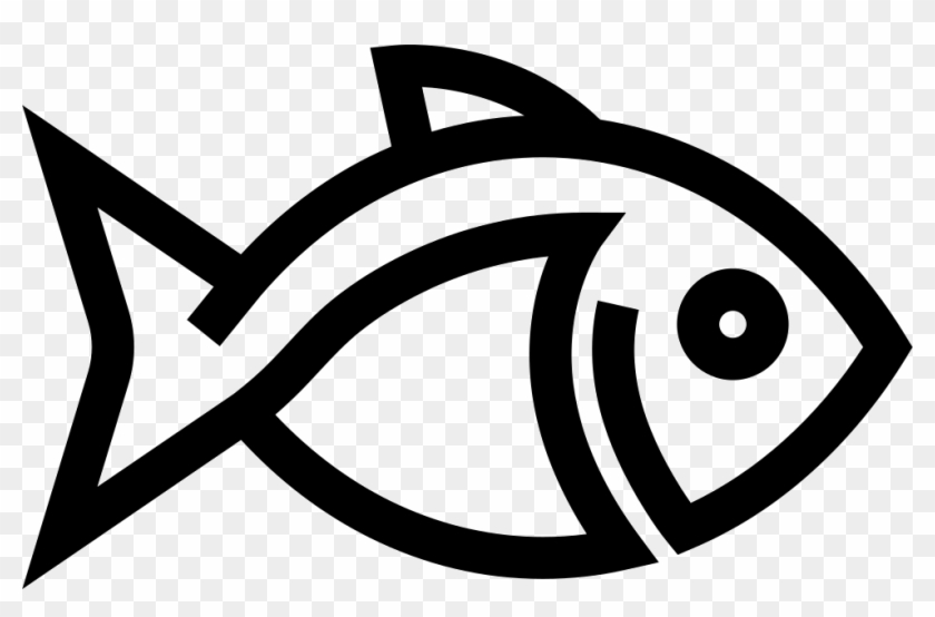 Download Art Svg Fish Outline Fish Farming Logo Clipart 4586634 Pikpng