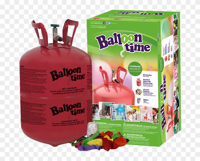 9 In Standard Kit Eng Sp1 - Balloon Time Helium Tank Clipart