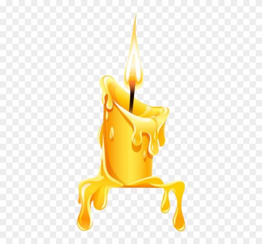 Candles Vector Yellow - Candle Clipart Png Transparent Png