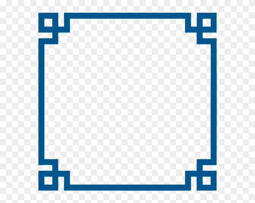 Bleed Area May Not Be Visible - Transparent Navy Blue Border Clipart
