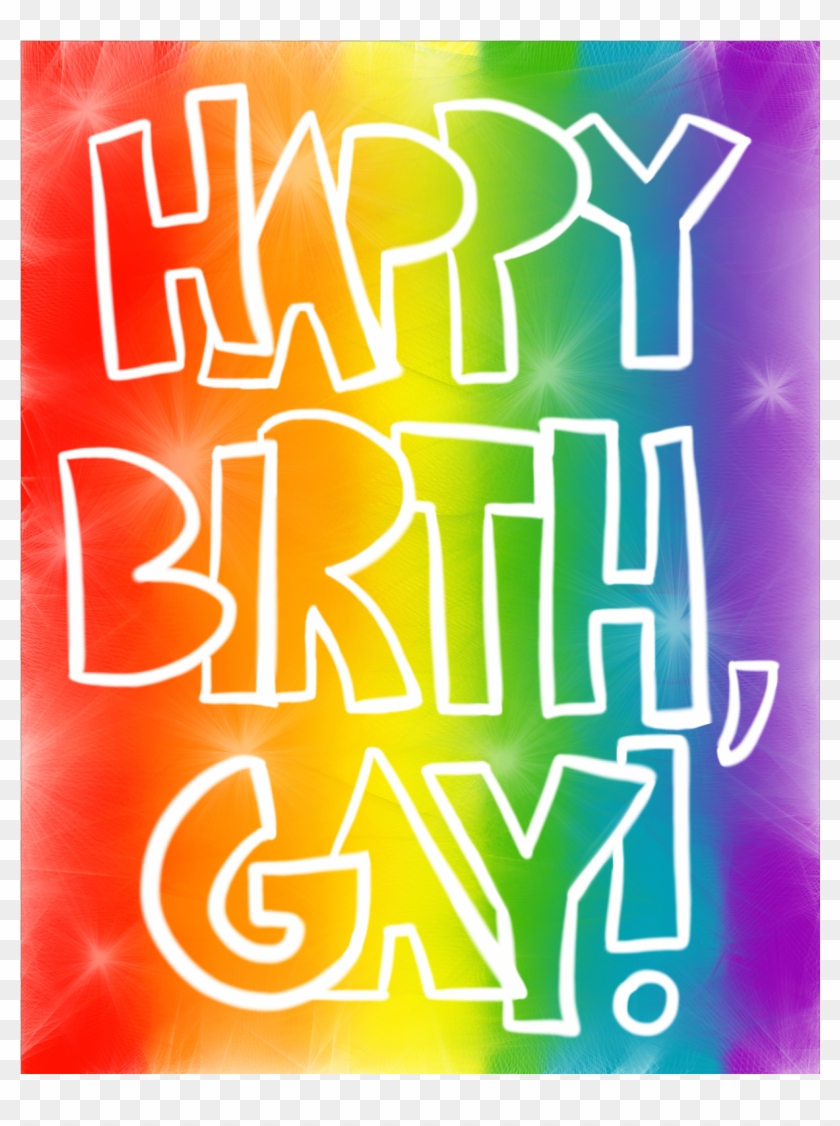 Download Happy 20birth 20gay 201 20square Original - Feliz Cumpleaños ...