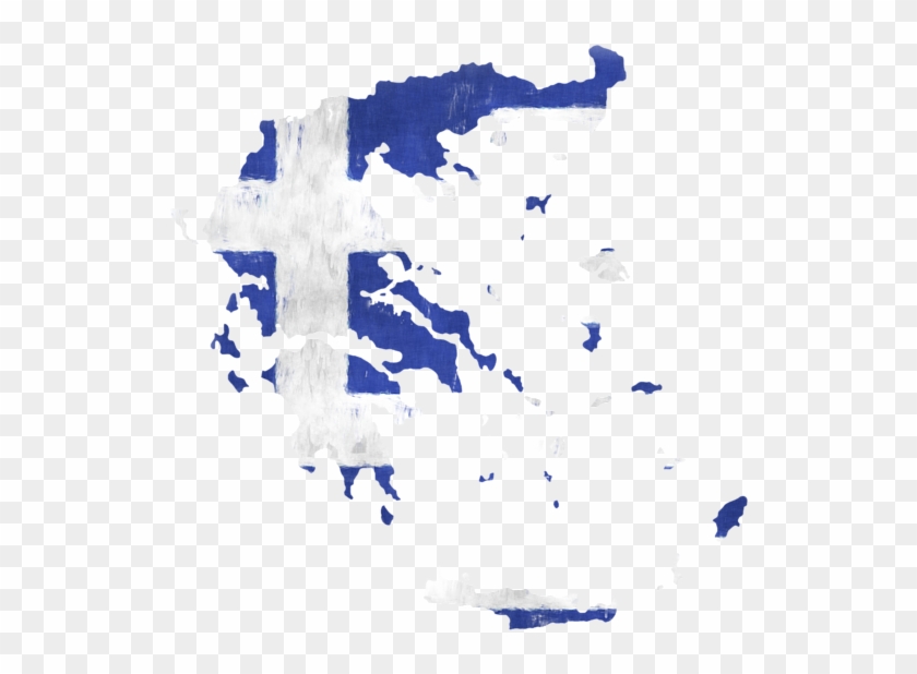 Click And Drag To Re-position The Image, If Desired - Greece Map And Flag Clipart #4697090