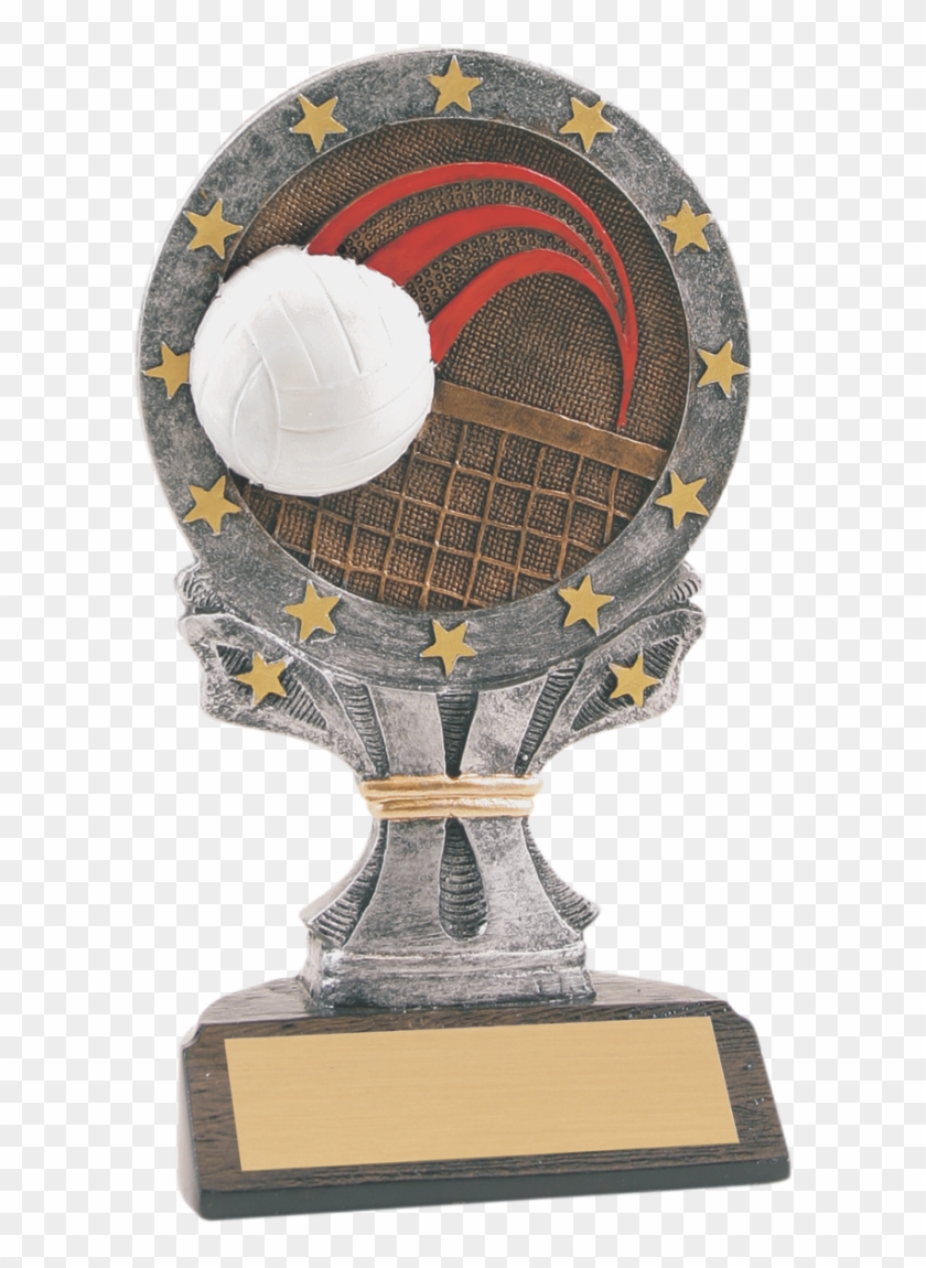 6 1/4″ Volleyball All Star Resin - Trophy Clipart