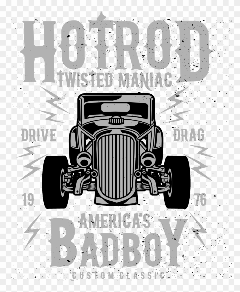 Hotrod Car - Tractor Clipart (#4701803) - PikPng