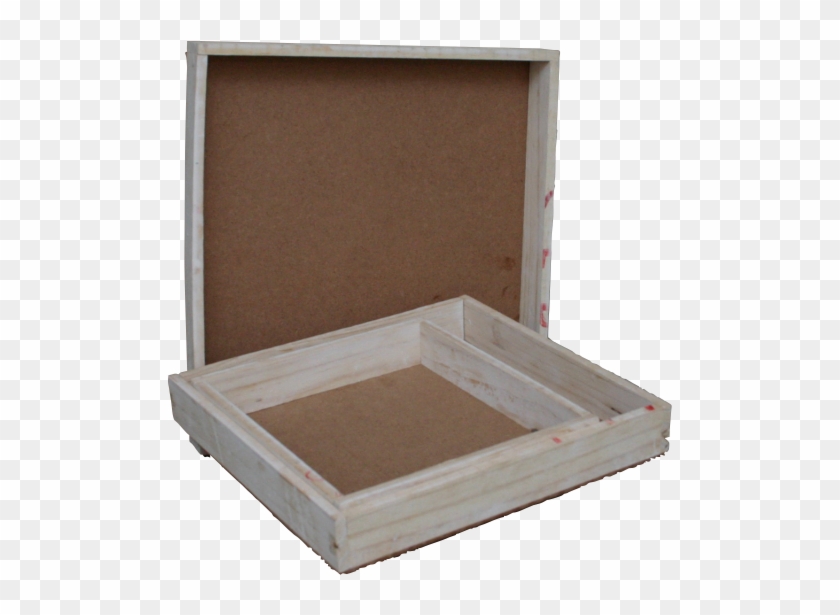 Rough Cut Wooden Box W/w 19x21x3 - Plywood Clipart