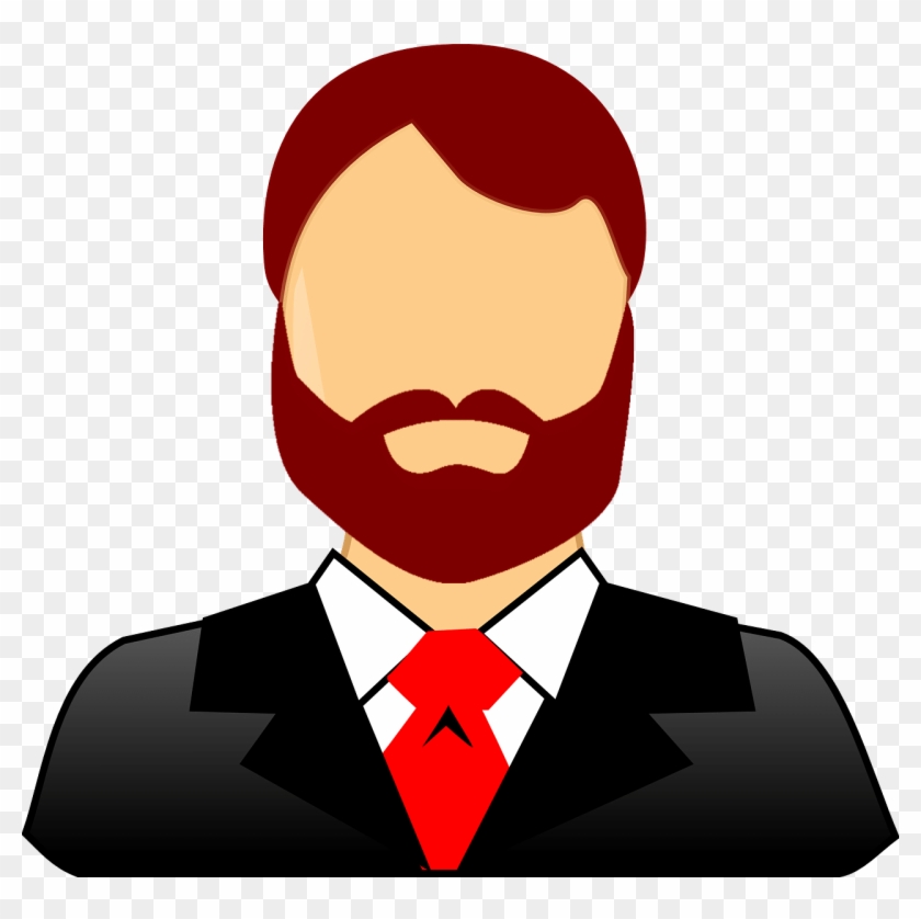 Beards In The Workplace Law - Transparent Businessman Clipart - Png Download