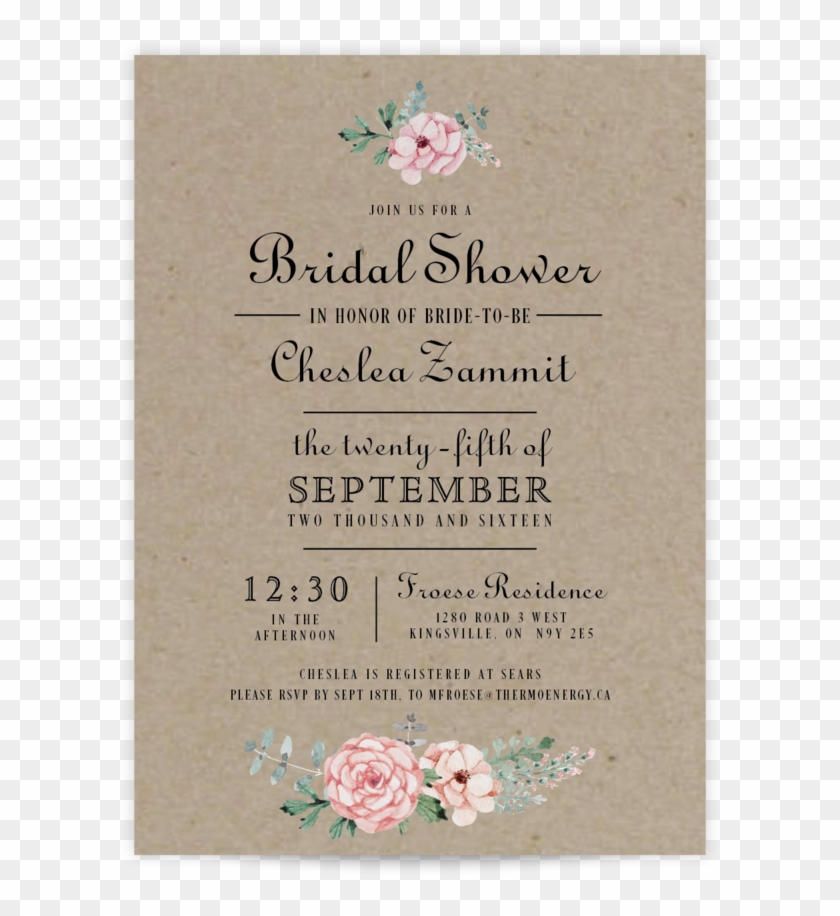 Bridal Shower15 - Paper Clipart (#4771342) - PikPng